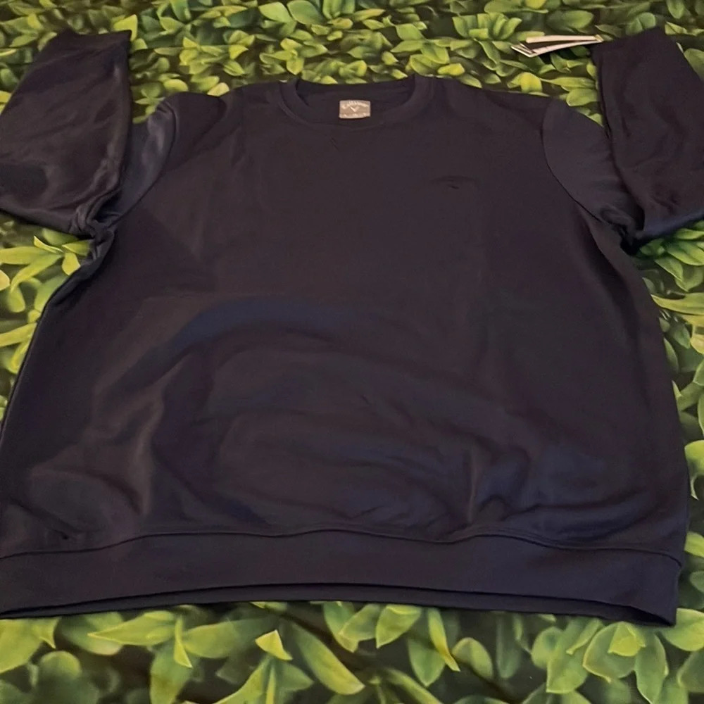 Callaway Golf® Callaway Golf Performance Crew Neck Sweatshirt, Peacoat, S, NWT​ - Picture 6 of 11